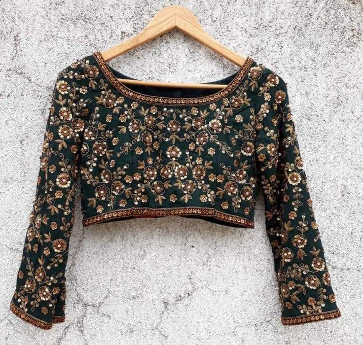 Sequence Handwork Blouse