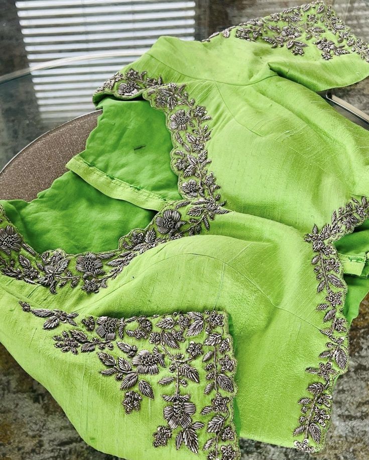 Zardosi maggam work Blouse