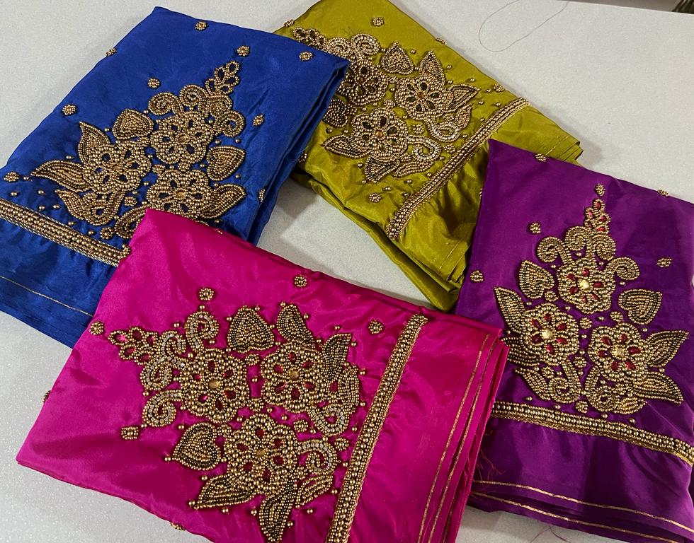 Flower Maggam Work Designs