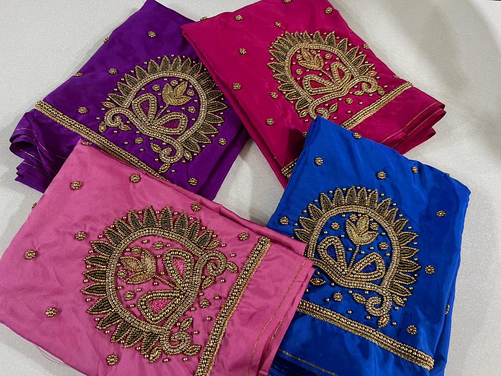 Ethereal Moonlight Bead Blouse