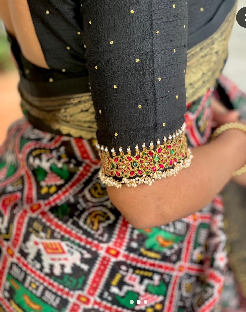 Stylish High Neck Work Blouse