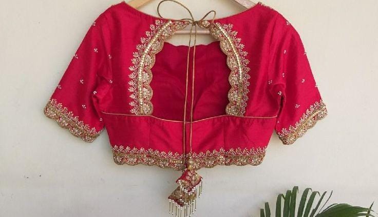 Cut work Elegant Maggam work Blouse