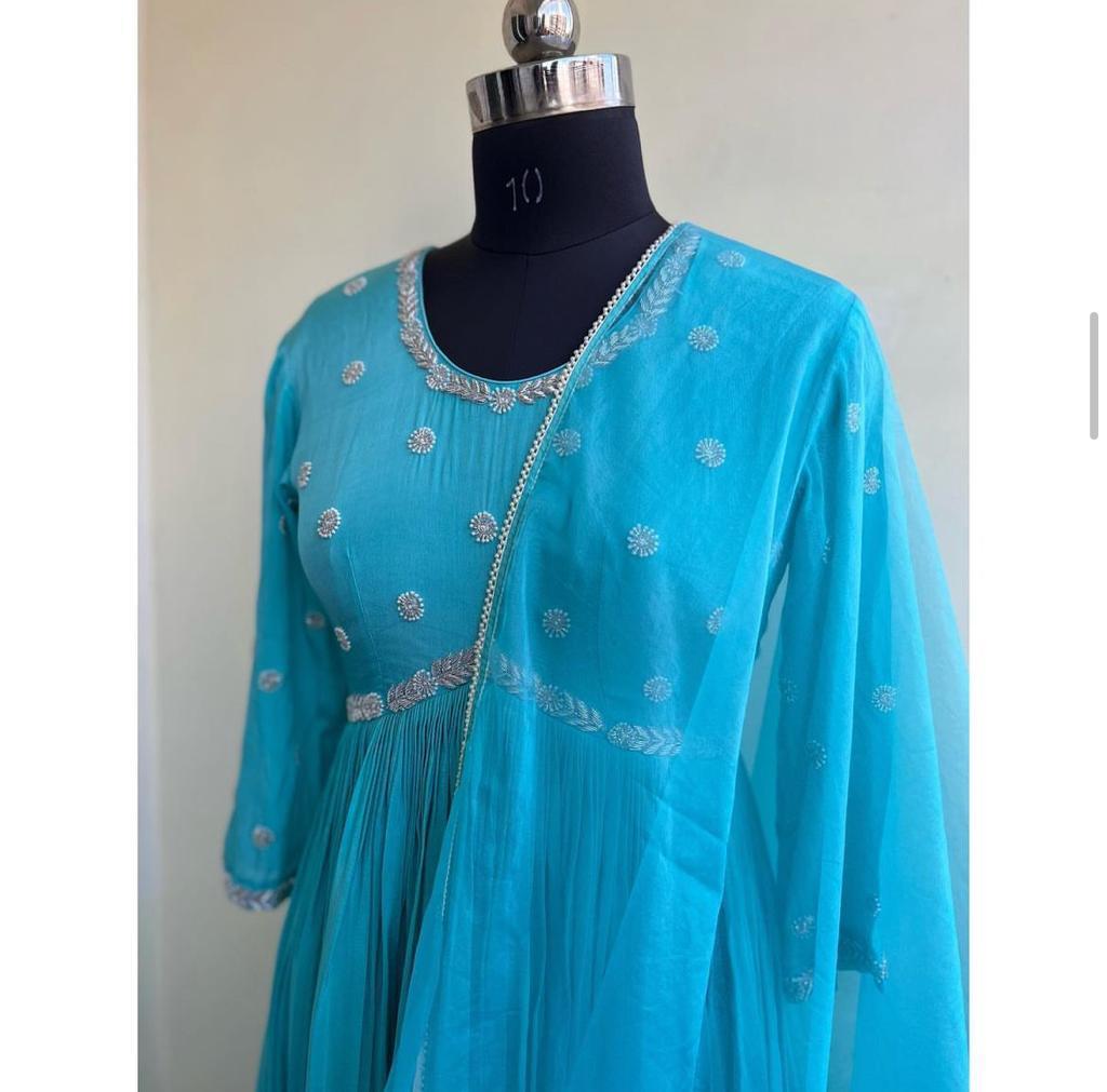 Aqua Radiance Aliya Cut Dress - Image 2