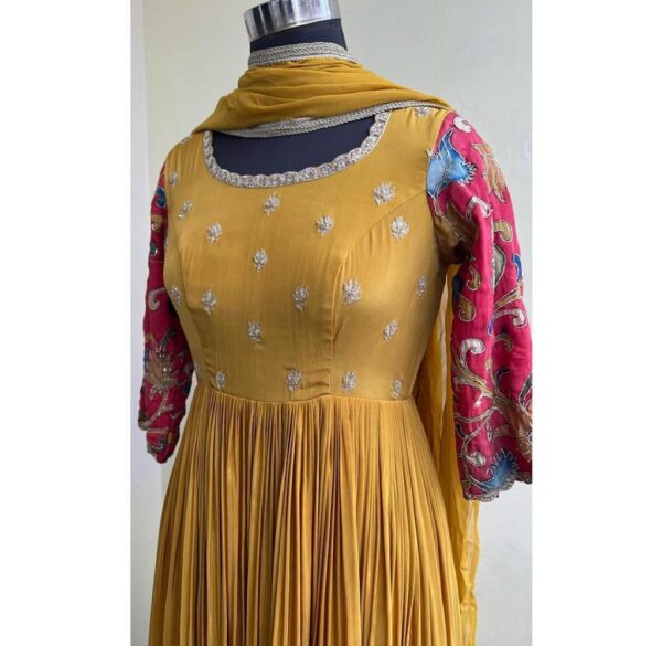 Kalamkari Blossom Long Gown