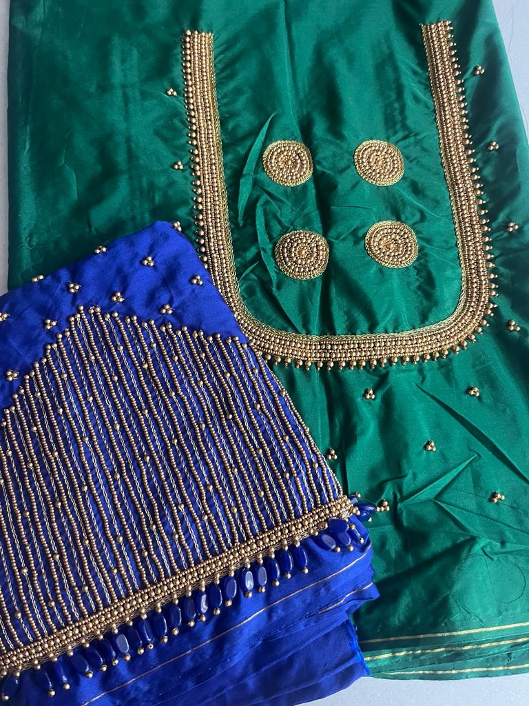 Radiant Bead Lines Charm Blouse