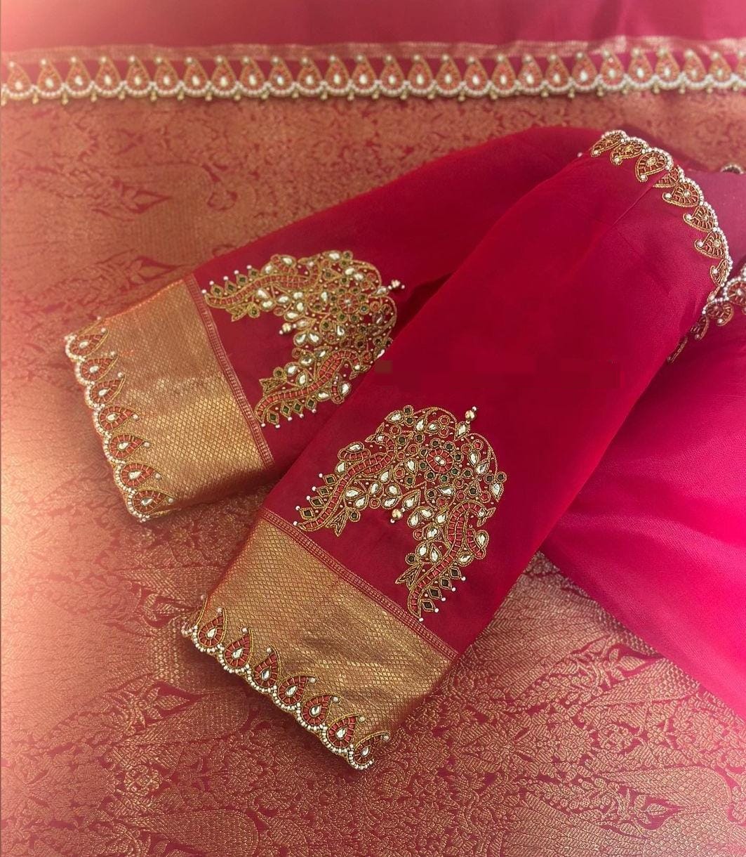 Cherry Blossom Kundan Delight