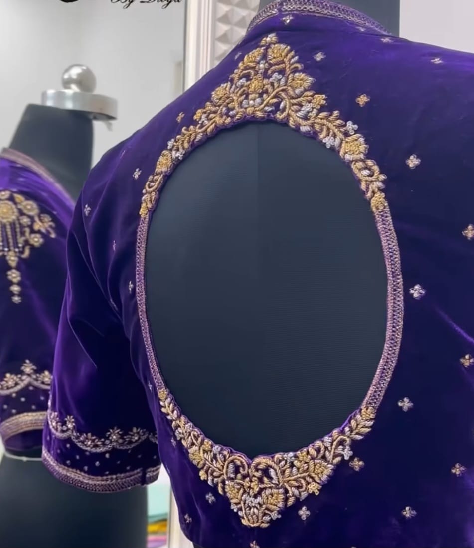 Royal Plum Velvet Elegance