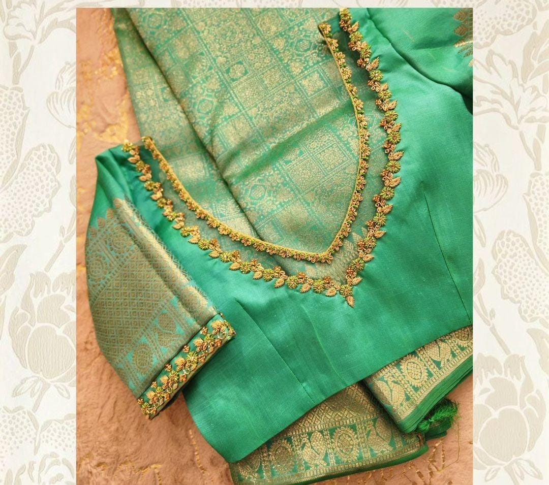 Evergreen Glam Blouse