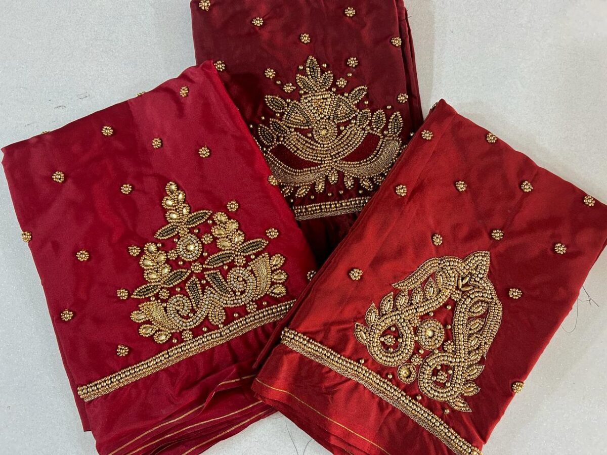 Majestic Maroon Couture 4