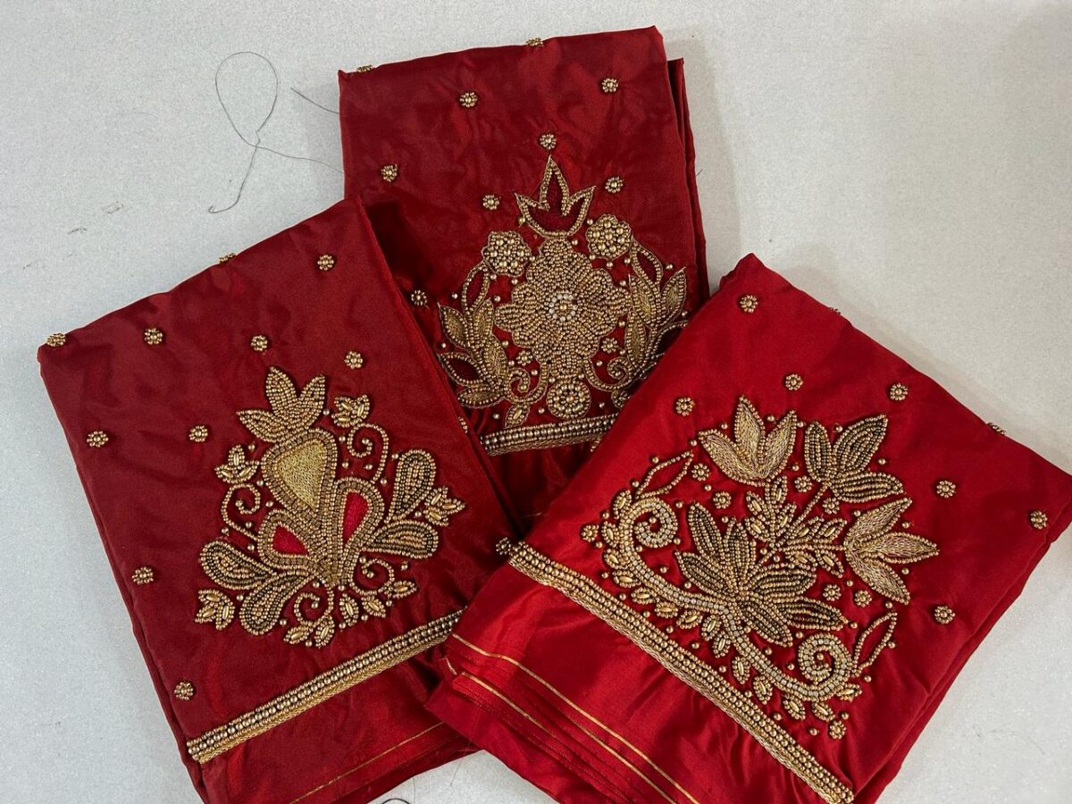 Majestic Maroon Couture 6