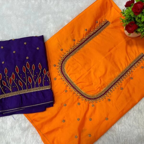 Contemporary Border Leaf Blouse