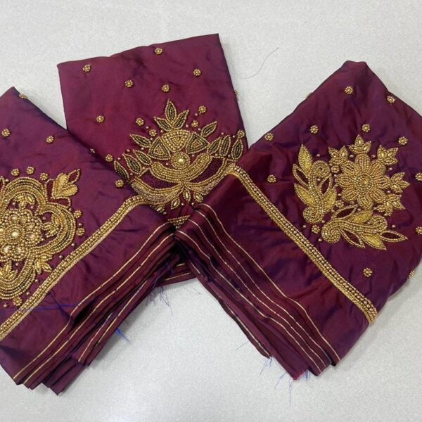 Maroon Festive Fashion Blouse