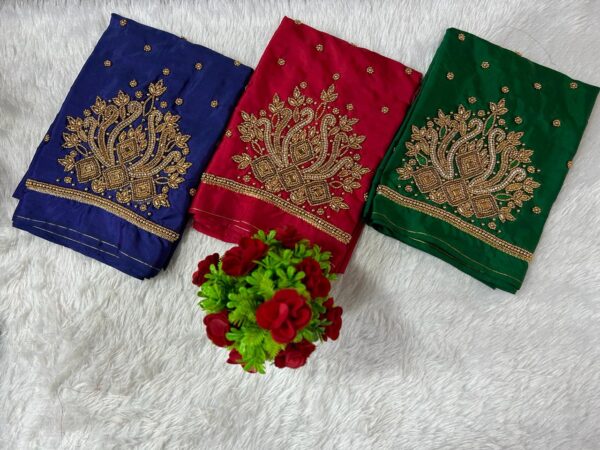 Floral Fantasy Maggam Blouse