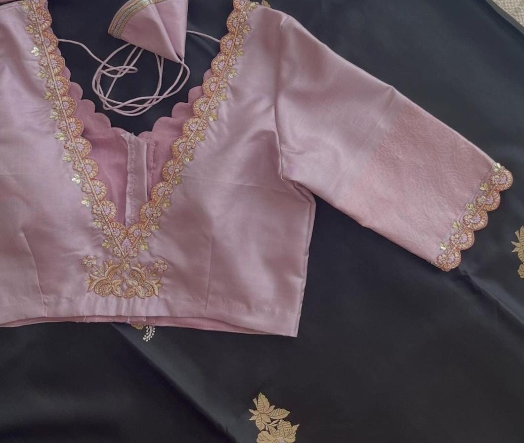 Stylish V-Neck Fashion Blouse