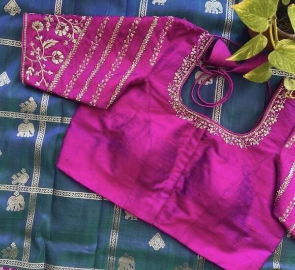 Rose Radiance Zardosi Blouse