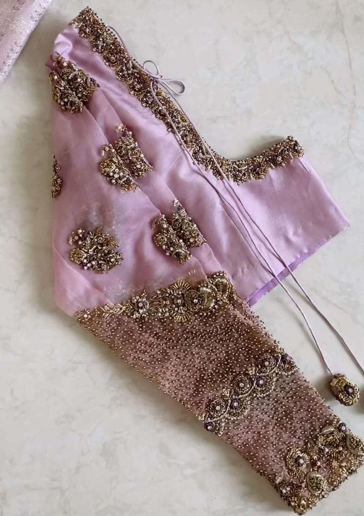 Blush Radiance – Sophisticated Baby Pink Bridal Design