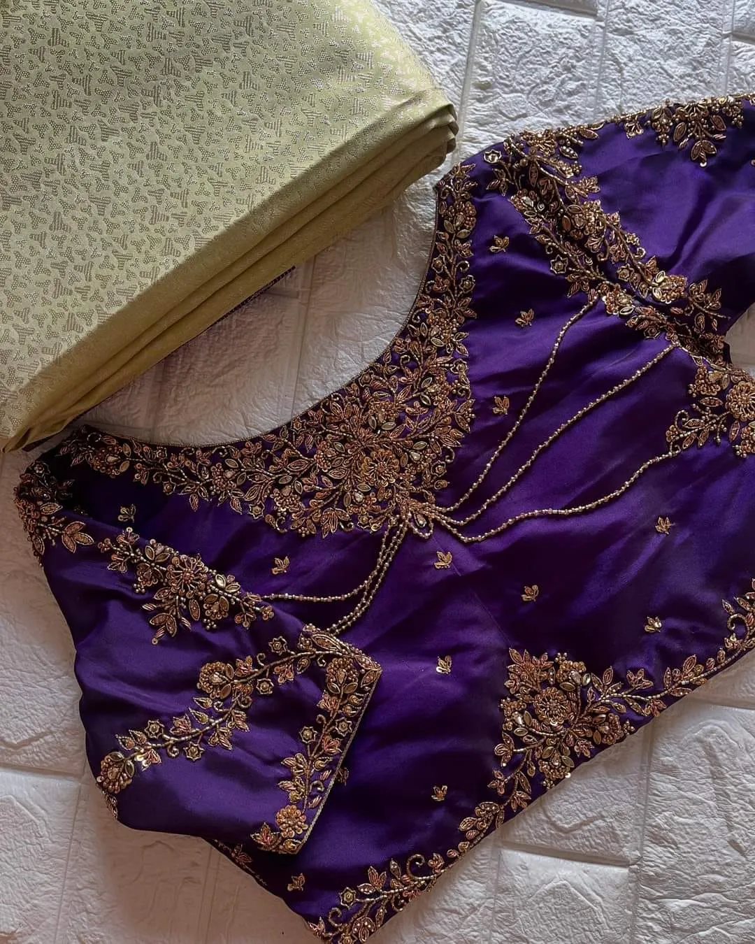 Imperial Charm – Purple Bridal Masterpiece