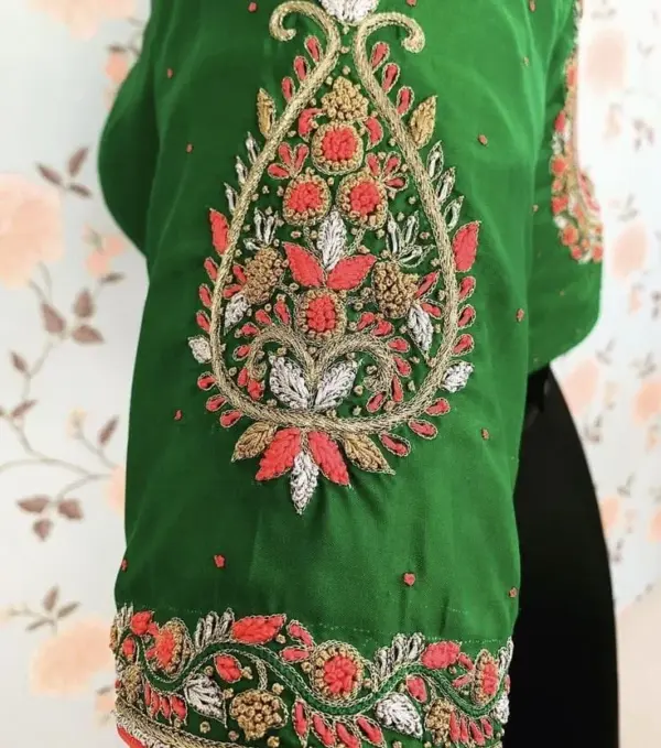 Green Bridal Blouse