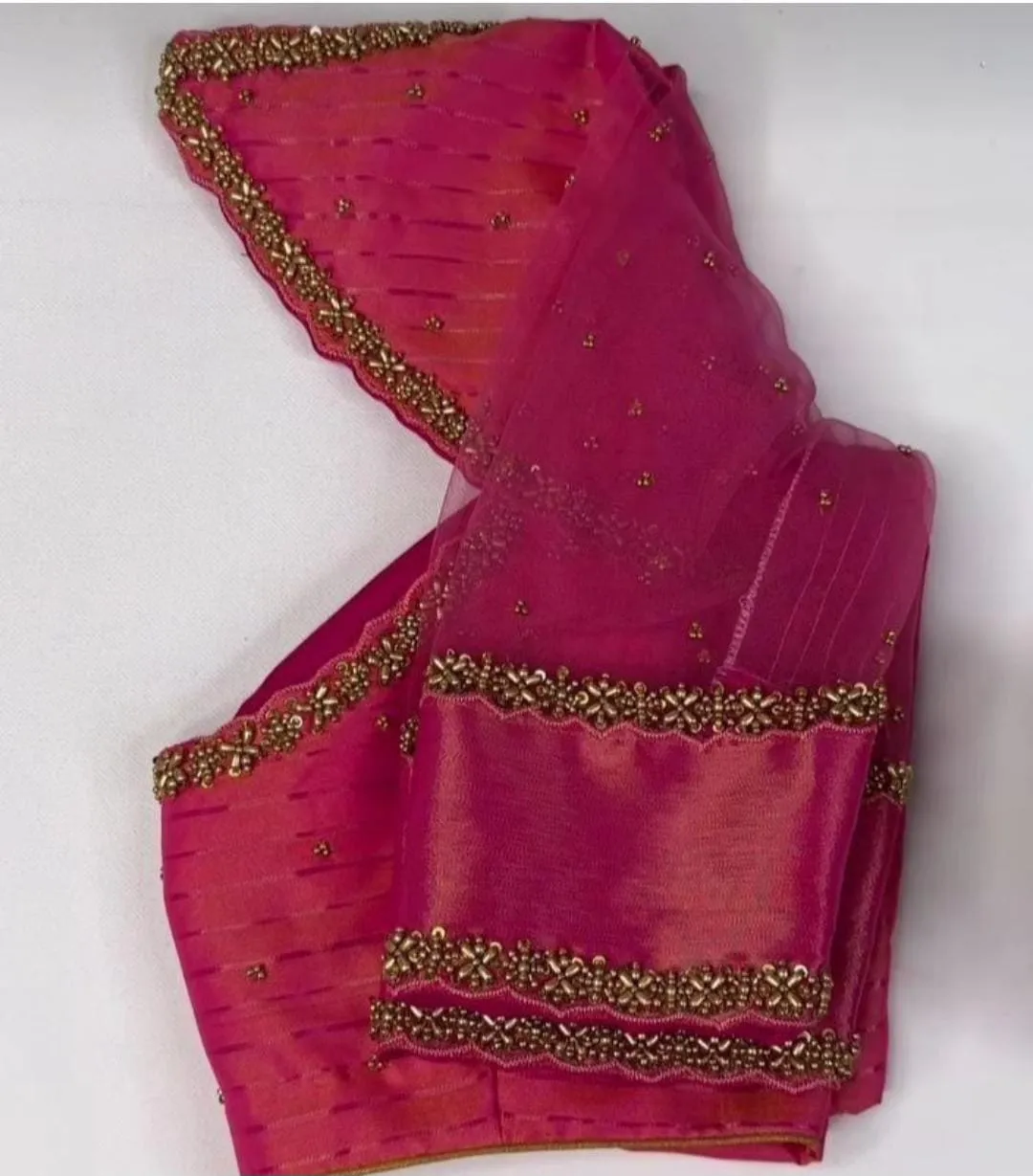 Pink Petal – Net Sleeves with a Statement