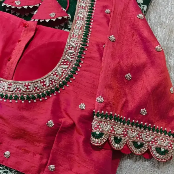 Scarlet Bloom – A Cutwork Masterpiece