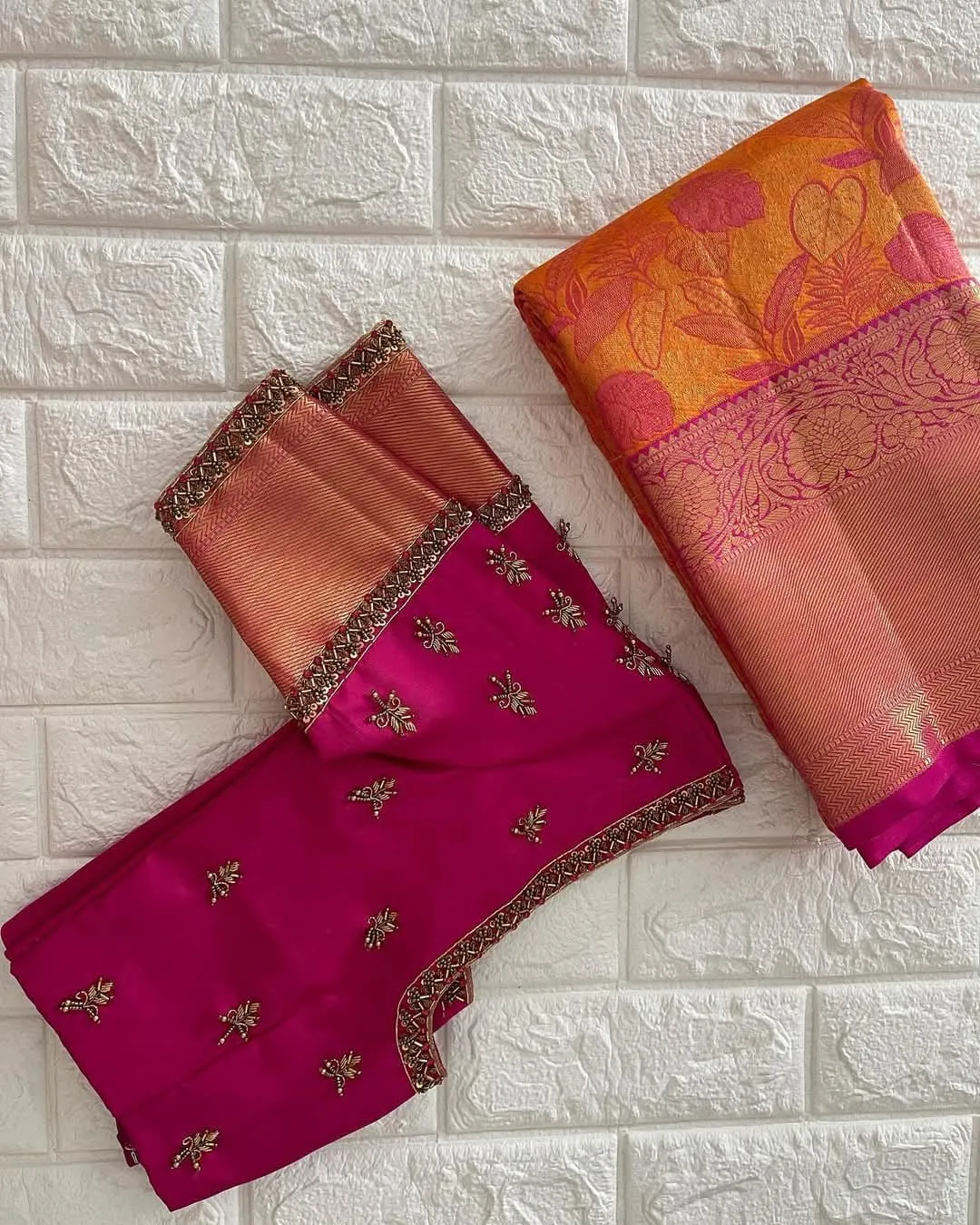 Charming Pink Blouse with Minimalist Work Design