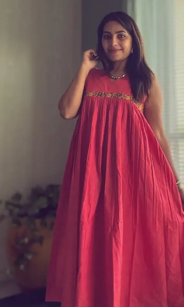 Charming Pink Party Wear Frock with Stylish Design