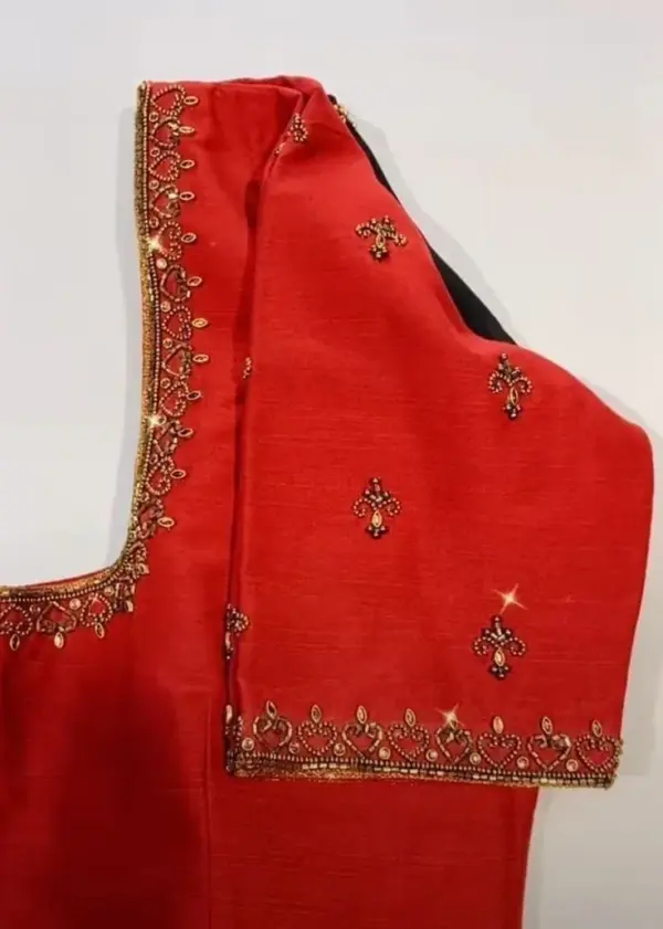 Classic Charm Simple Maggam Work Blouse