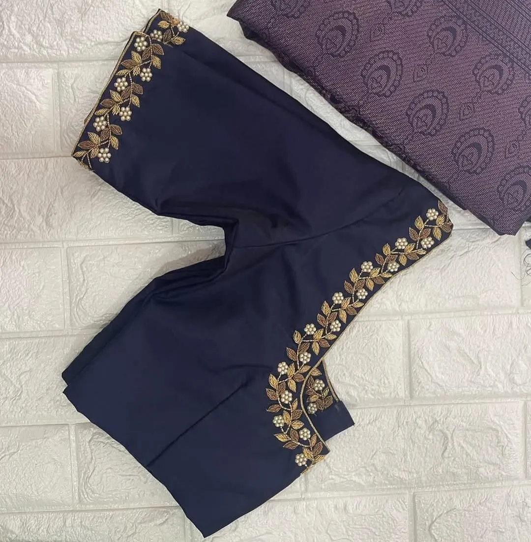 Minimalist Black Party Wear Blouse for Modern Women