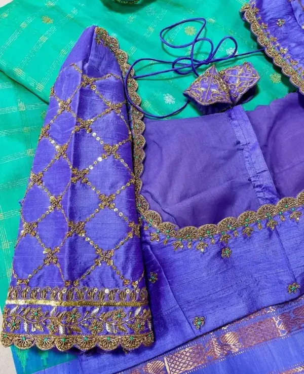 Timeless Lavender Wedding Blouse – Subtle and Stunning for Brides