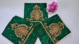 Stylish Beads Embroidery Work Blouse – Affordable & Chic 3