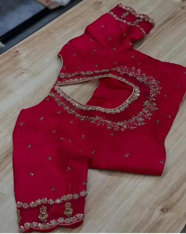 Minimalist Pink Net Blouse for Occasions