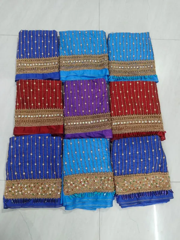 Breathtaking Bridal Blouse – Intricate Heavy Line Maggam Work