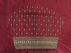 Breathtaking Bridal Blouse – Intricate Heavy Line Maggam Work 5