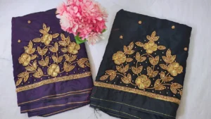 Chic Floral Buti Beads Work Blouse – Exclusive 6