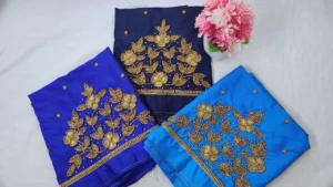 Chic Floral Buti Beads Work Blouse – Exclusive 7
