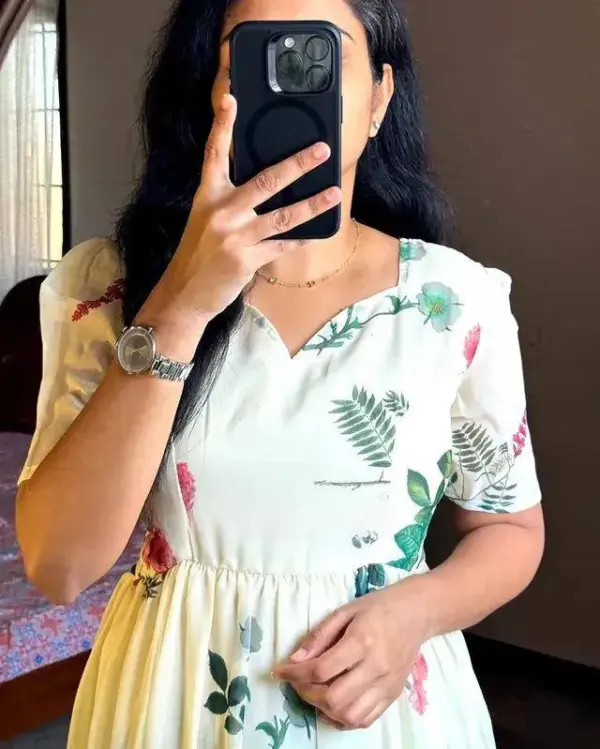 Chic White Button-Down Shirt Frock – Mily Edition