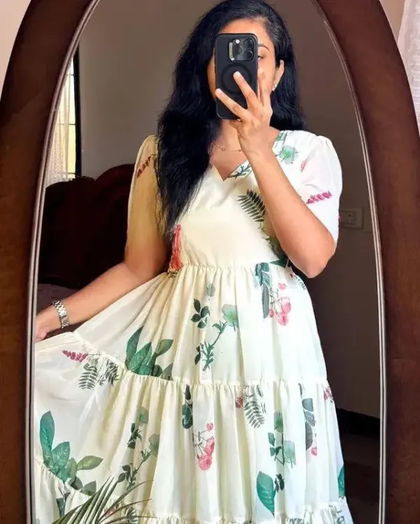 Chic White Button-Down Shirt Frock – Mily Edition