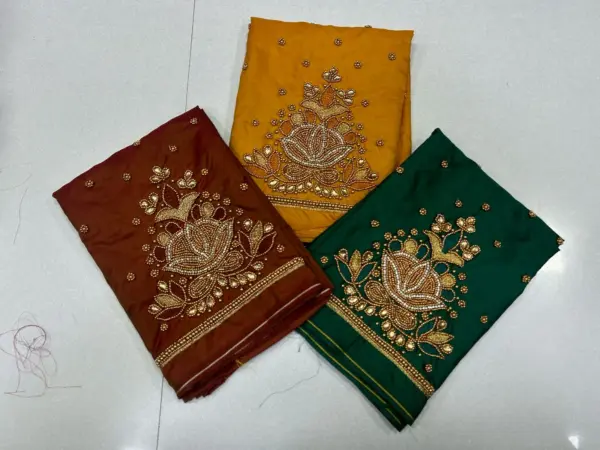 Elegant Beauty – Buti Maggam Work Blouse on Exclusive Offer Now