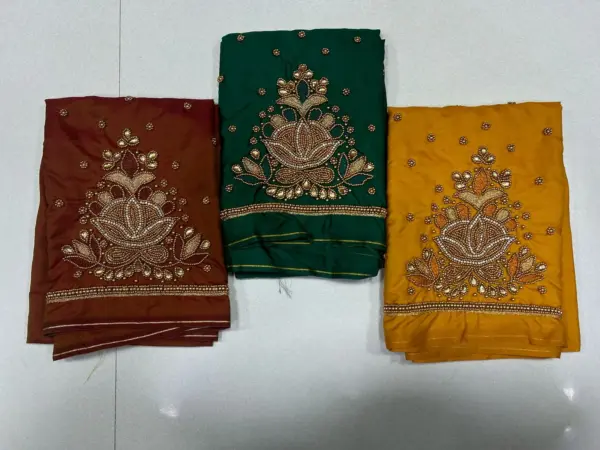 Elegant Beauty – Buti Maggam Work Blouse on Exclusive Offer Now