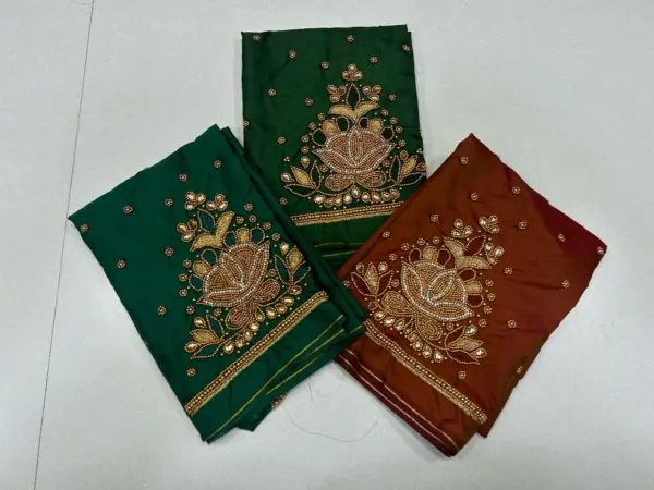 Elegant Beauty – Buti Maggam Work Blouse on Exclusive Offer Now