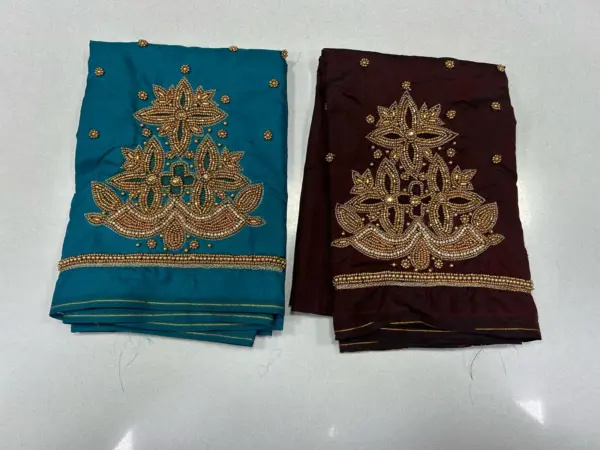 Graceful Glow – Handcrafted Beads Blouse at Irresistible Deal