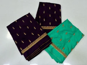 Graceful Minimal Border Work Blouse 10