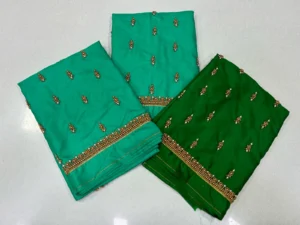 Graceful Minimal Border Work Blouse 11