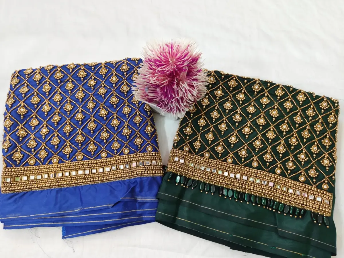 Grand Bridal Glam – Exclusive Maggam Work Blouse at Offer Price 3