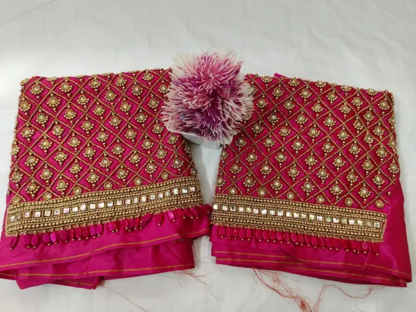 Grand Bridal Glam – Exclusive Maggam Work Blouse at Offer Price
