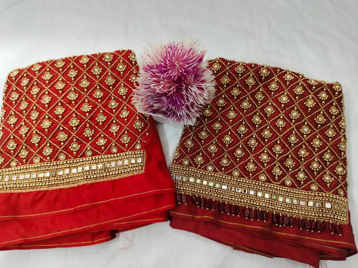 Grand Bridal Glam – Exclusive Maggam Work Blouse at Offer Price 5
