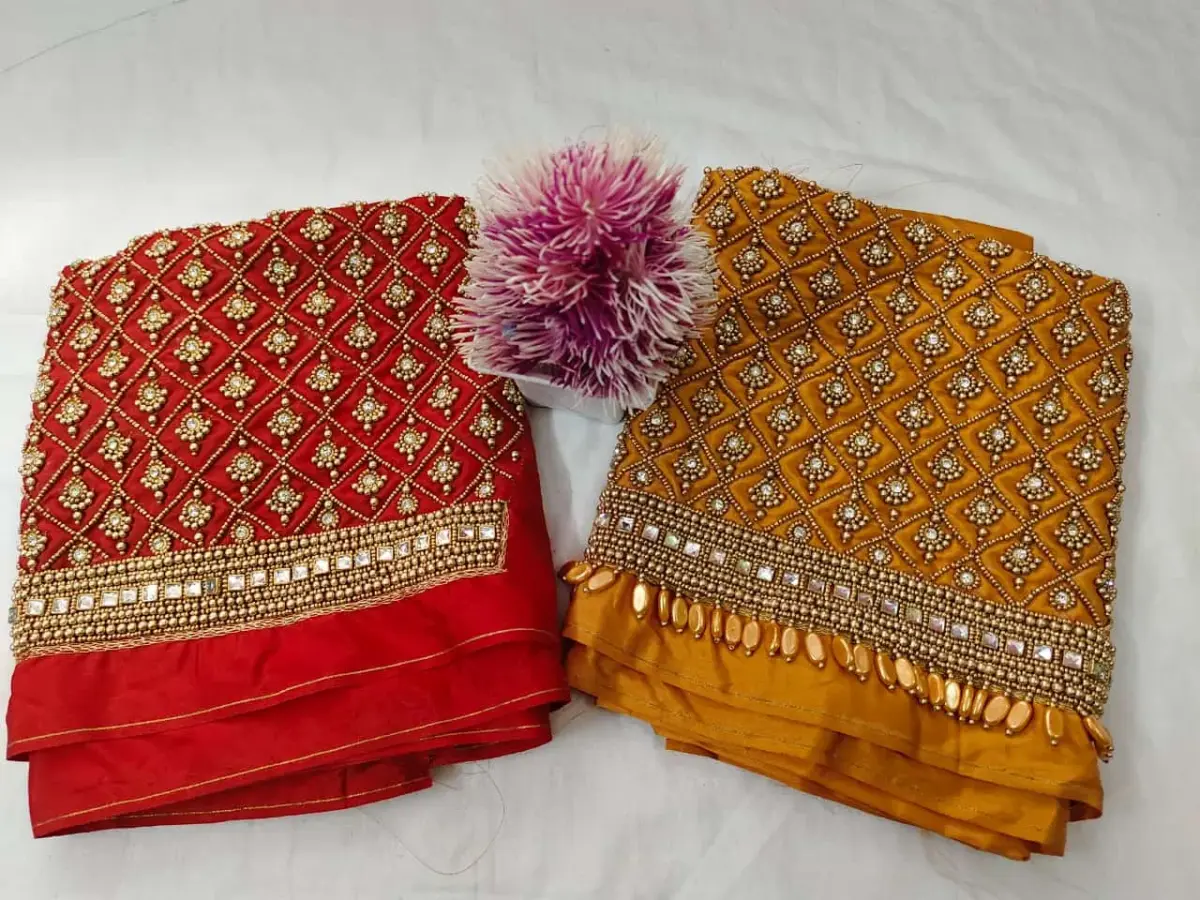Grand Bridal Glam – Exclusive Maggam Work Blouse at Offer Price 6