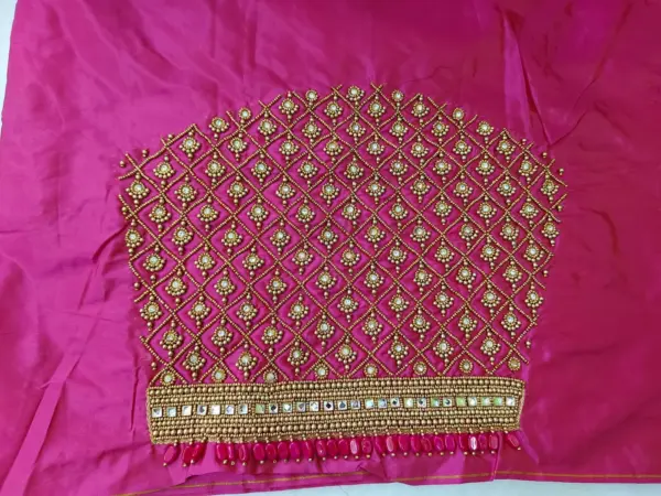 Grand Bridal Glam – Exclusive Maggam Work Blouse at Offer Price