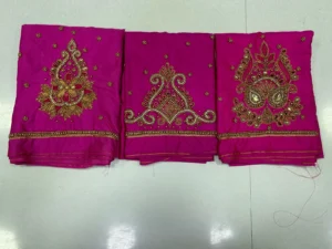 Limited Deal – Designer Pink Buti Work Blouse at Budget Price! 3