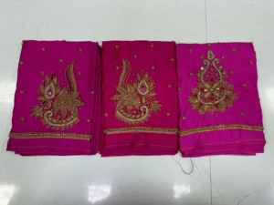Limited Deal – Designer Pink Buti Work Blouse at Budget Price! 5